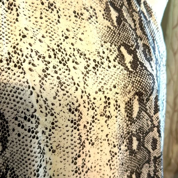 Mare Mare Anthropologie Snakeskin Mini dress with pockets Large worn once - Picture 6 of 15